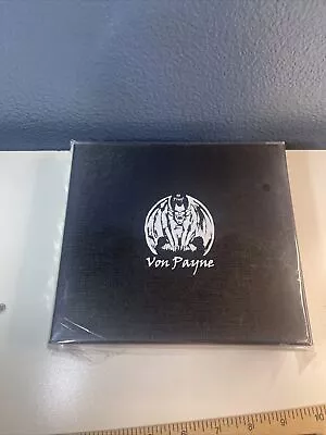 Von Payne Black Whiskey Metal 7 Ounce Flask And Shot Glass Set New In Box • $29.99