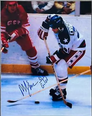 Mike Eruzione Autographed 11x14 Hockey Photo • $50