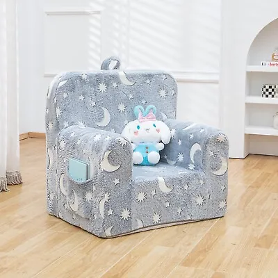 SUFUS Snuggly-Soft Cuddly Toddler Plush Armchair For Boys And Girls Fuzzy Plush • $52.99