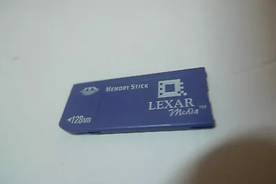 Mint Lexar 128MB Memory Stick Card MS128 NON-PRO For Sony Camera Camcorder PDA • $29.99