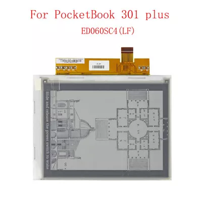 6  Eink Screen ED060SC4(LF) For PocketBook 301 PLlus PB301 Ebook Reader Display • $28.99