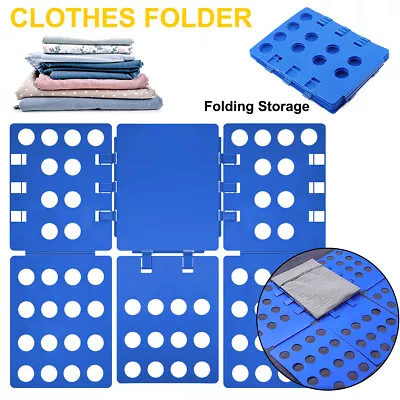 Shirt Folding Board T Shirts Clothes Folder Durable Plastic Laundry Adjustable • $8.99