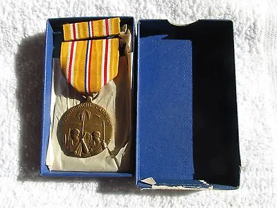 WW2 Asiatic Pacific Campaign Medal Mint Original Box  W/ribbon Bar Super Nice  • $39.99