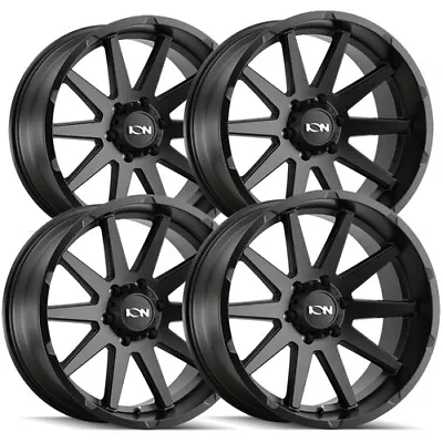 (Set Of 4) Ion 143 18x9 6x135 +25mm Matte Black Wheels Rims 18  Inch • $687.96