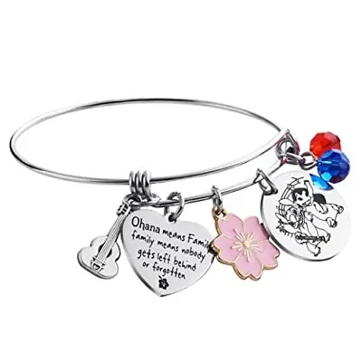 Stitch Bracelet Lilo And Gifts For Women Medium Ohana Means Family  • $13.38