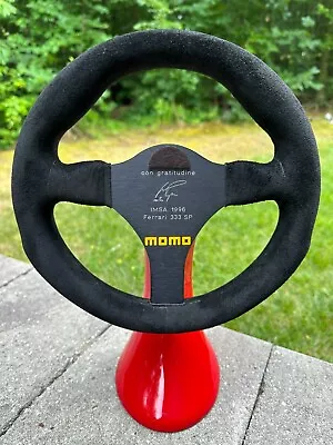 Ferrari 333SP Steering Wheel Max Papis Momo 333 SP F1 312 F1 Le Mans IMSA 499P S • $999.99