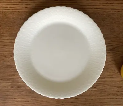 Mikasa Fine China Dinner Plate 10 1/2  White Silk Pattern A7050 • $17.50
