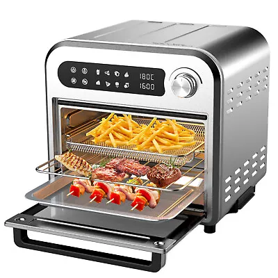 Kitchen Couture Compact Stainless Steel Air Fryer Oven Oil Free Cooking • $149.95