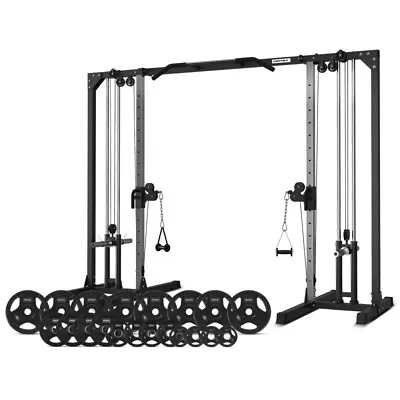 $1312 • Buy Lifespan CORTEX FT-11 Crossover Station + 115kg Olympic Trip-Grip Weight Set