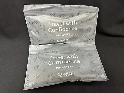 Qatar Hygiene Protective Sanitary Kit NEW Sealed Lot Of 2 • $4.25