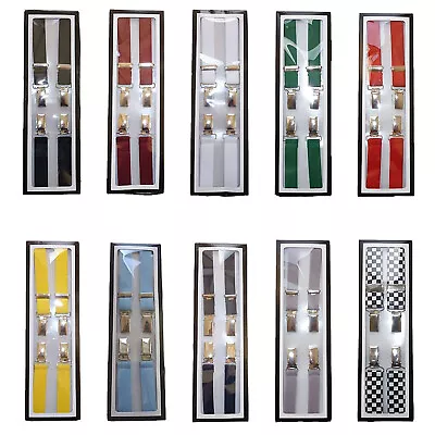 £12.99 • Buy Relco Skinny Slim Width Braces Made In England 10 Colours Available Mod Ska Vtg