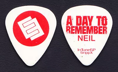A Day To Remember Neil Westfall Signature White Guitar Pick - 2011 Tour • $9.99