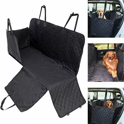 Scratch Proof Dog Car Hammock Large Pet Dog Seat Cover Water Resistant Mat Black • £16.92