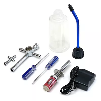 Redcat Racing Nitro R/C Starter Kit Tools Fuel Bottle Glow Plug Igniter 80142A • $21.99