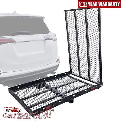 Folding Mobility Carrier Wheelchair Scooter Hitch Mount Medical Loading Ramp • $150.97