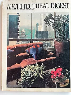 Architectural Digest Magazine January 1979 Magazine Fine Interior Design Miro • $12.75