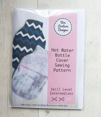 Hot Water Bottle Cover Paper Sewing Pattern By Bon Couture Designs • £5