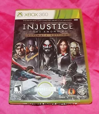 🎮 Xbox 360 Injustice God's Among Us Ultimate Edition Case No Game Disc • $3.95