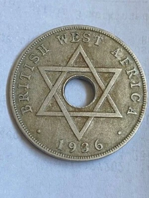 £6 • Buy British West Africa 1 Penny, Edward VIII (1936) Circulated - Used Condition