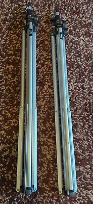 Pair Of 2 Light Stands Bogen Model 3086 Made In Italy • $99.99