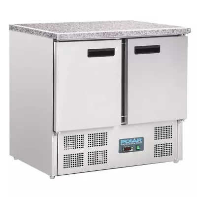 £1187.25 • Buy Polar G-Series Double Door Counter Fridge With Marble Work Top 240 Litre - CL108