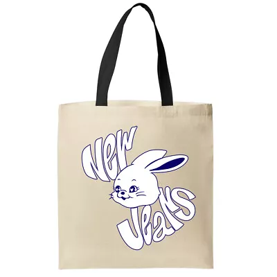 KPLUSPOP NewJeans Bunny K-POP Logo Graphic Tote Shoulder Bag • $14.99