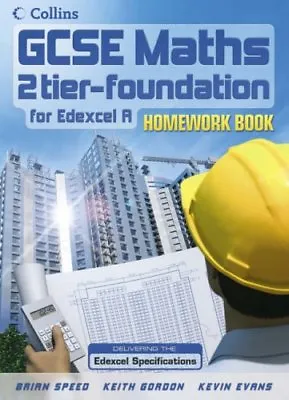 GCSE Maths For Edexcel Linear (A) - Foundation Homework Book By Brian Speed Ke • £2.56