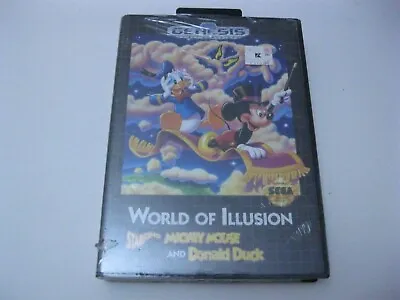 World Of Illusion Starring Mickey Mouse Donald Duck Factory Sealed Sega Genesis • $2495