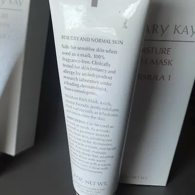 NEW In BOX~LOT Of 3~Mary Kay~Moisture Rich Mask~Formula 1~#1061 ~ Discontinued • $24.99