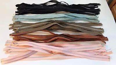 Vintage Lot 32 Talon 20  Metal Separating Zippers - Various Colors • $160