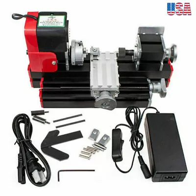 Multifunction DIY Miniature Metal  Mini Lathe Machine 20000Rev/min  DC 12V 24W • $185.99