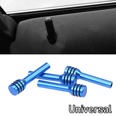 4PC Blue Car Interior Accessories Aluminum Door Lock Stick Knob Pull Pins Cover • $8.99