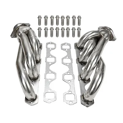 $114.39 • Buy Stainless Steel Exhaust Manifold Headers Fits 1979-1993 Mustang 5.0 V8 GT/LX/SVT