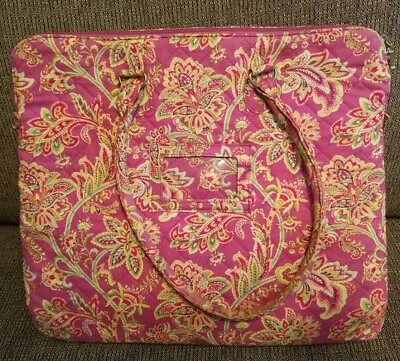 Vera Bradley Laptop Portfolio Case Bag  Pink/Purple Paisley - Pre-Owned • $8.50