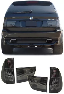 $399.95 • Buy All Smoked Led Tail Lights Lamps Bmw X5 E53 9/1999-10/2003 Nice Christmas Gift