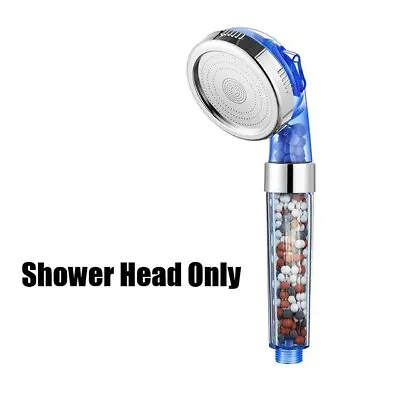 $8.45 • Buy High Turbo Pressure Shower Head Bathroom Powerful Energy Water Saving Filter US