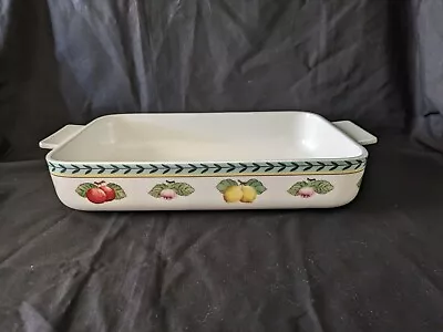 Villeroy & Boch French Garden Rectangle Baking Dish With Handles • $49.95