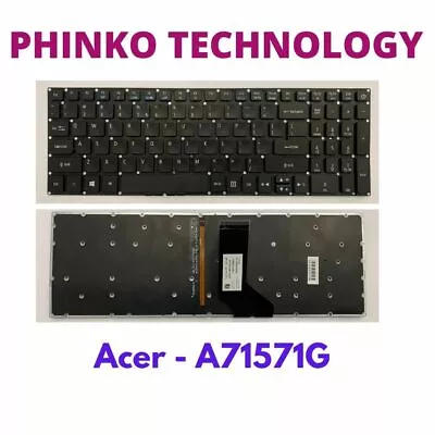 NEW Keyboard FOR Acer Aspire 7 A715-71G A715-72G A717-71G A717-72G US Backlit • $55