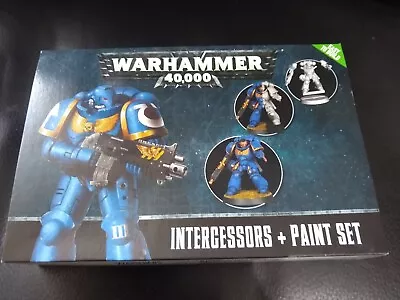 Warhammer 40000 40k 8th Edition Space Marine Intercessors & Paint Set • £17.50