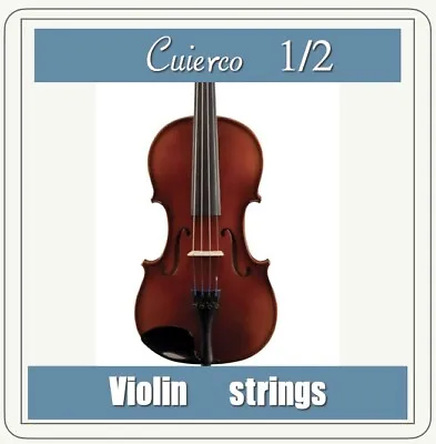 $4.98 • Buy E,A,D,G Fiddle Violin Strings Silver Wound , 1/2 Size US Fast Shipping!