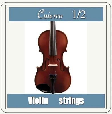 EADG Fiddle Violin Strings Silver Wound  1/2 Size US Fast Shipping! • $4.98