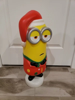 $89.99 • Buy A Christmas Despicable Me MINIONS KEVIN In Ugly Sweater Santa Hat Blow Mold 23 