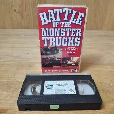 Battle Of The Monster Trucks VHS Video PAL • $6.29