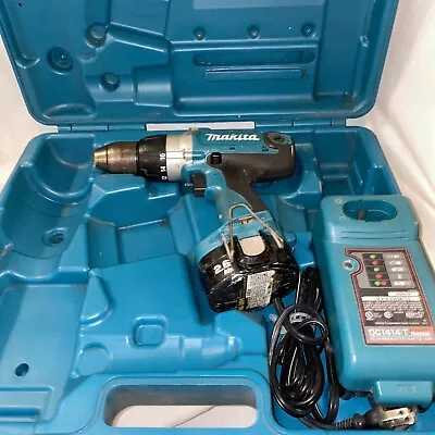 USED MAKITA DRILL 6339D 14.4V CORDLESS HEAVY DUTY W/Battery Charger Case • $49.99