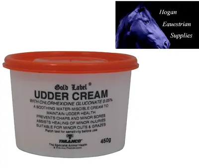 Gold Label Udder Cream - Soothing & Antibacterial Various Sizes • £9.99