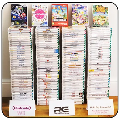 Nintendo Wii Games - Buy A Game Or Bundle Up - Fast Dispatch Free Postage • £8.35