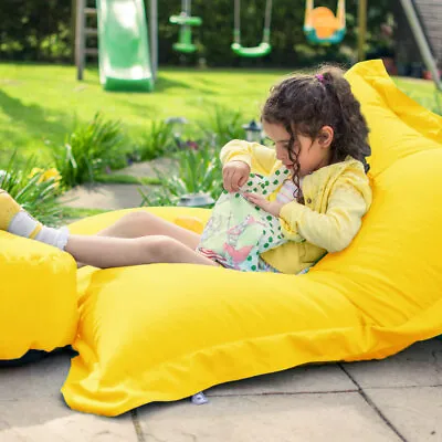 Large Squarbie Bean Bag Indoor / Outside Garden Beanbag UV Resistant Rucomfy  • £49.99