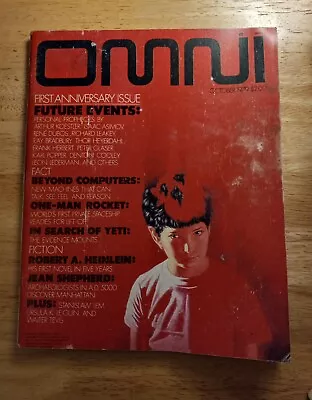 Omni Magazine October 1979 First Year Anniversary Issue. Vintage • $4.99