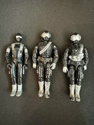 'Funskool India' GI JOE Street Hawks: Set Of 3 Snake Eye Variants • $314.99