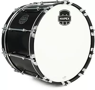 Mapex Quantum Mark II Marching Bass Drum - 14 X 22 Inch Gloss Black • $554.95